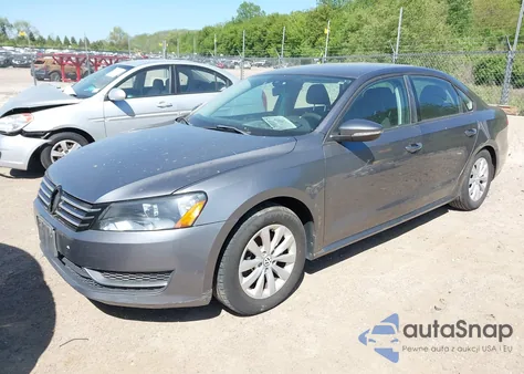 2012 Volkswagen Passat 2.5L S from USA, damaged, VIN 1VWAH7A39CC025610